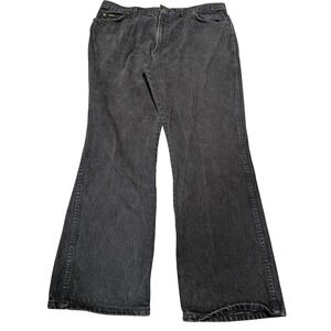 H.I.S. Jeans Mens 42x32 Black Superior Basics Straight Leg Vintage Made in USA